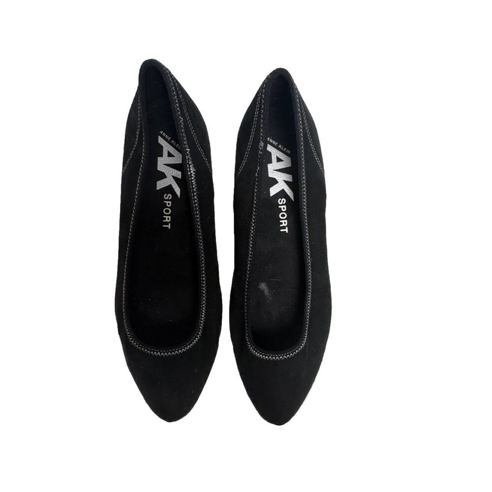 Anne Klein Sport Slip On Shoe Black Soft  Dress Shoe Women’s  9M